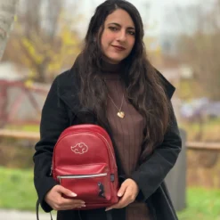 Naruto - Akatsuki Mini Rucksack rot