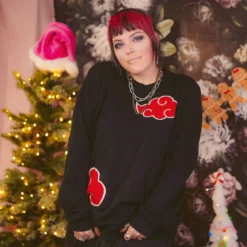 Naruto - Akatsuki Symbol Strickpullover