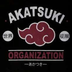 Naruto - Akatsuki Symbol T-Shirt schwarz
