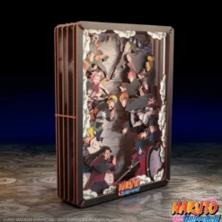 Naruto - Combat Wooden Theatre 3D Bilderrahmen Modell Bausatz Holz