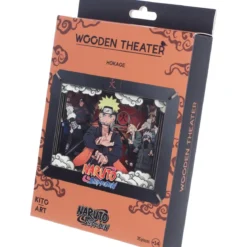 Naruto - Hokage Wooden Theatre 3D Bilderrahmen Modell Bausatz Holz