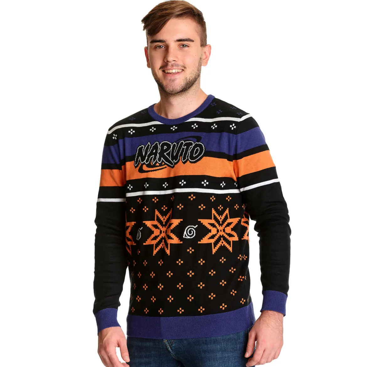 Naruto - Konoha Symbol Strickpullover