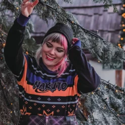Naruto - Konoha Symbol Strickpullover