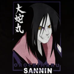 Naruto - Orochimaru T-Shirt schwarz