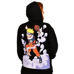 Naruto Oversize Hoodie schwarz