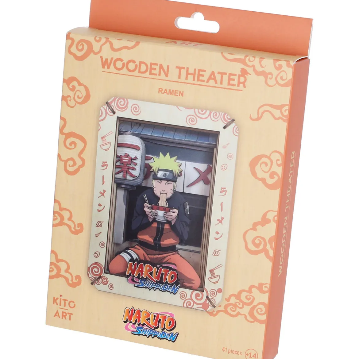 Naruto - Ramen Wooden Theatre 3D Bilderrahmen Modell Bausatz Holz