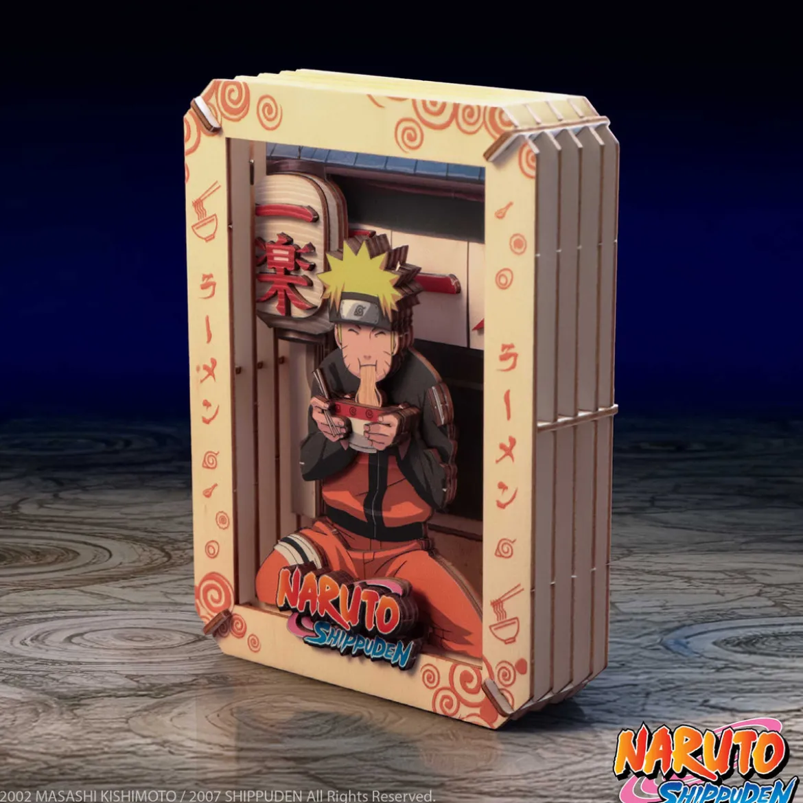 Naruto - Ramen Wooden Theatre 3D Bilderrahmen Modell Bausatz Holz