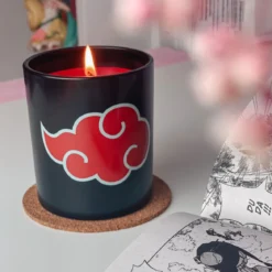 Naruto Shippuden - Akatsuki Symbol Kerze im Glas