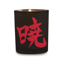 Naruto Shippuden - Akatsuki Symbol Kerze im Glas