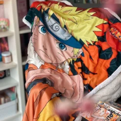 Naruto Shippuden - Flauschdecke mit Teddyfell