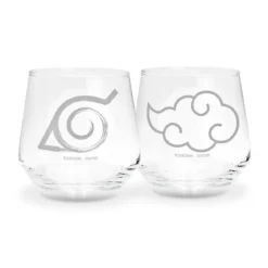 Naruto Shippuden - Konoha & Akatsuki Gläser 2er Set