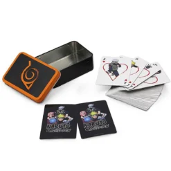 Naruto Shippuden - Konoha Symbol Spielkarten in Metallbox