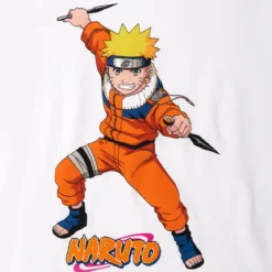 Naruto Uzumaki Character T-Shirt Damen weiß