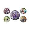Nightmare Before Christmas - Characters Button 5er Set