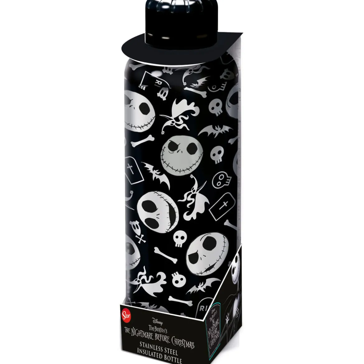 Nightmare before Christmas Edelstahl-Trinkflasche Logo