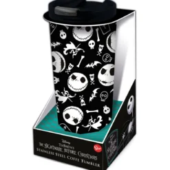 Nightmare before Christmas Edelstahl-Reisebecher Jacks Face