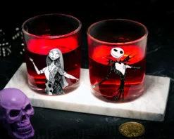 Nightmare Before Christmas - Jack & Sally Gläser 2er Set