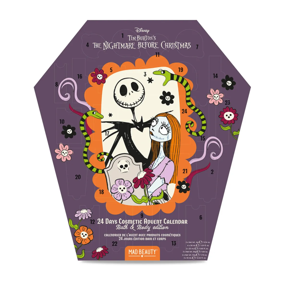 Nightmare Before Christmas - Jack Sarg Kosmetik Adventskalender
