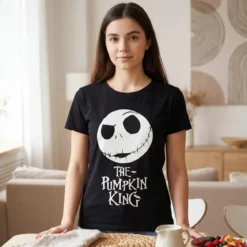 Nightmare Before Christmas - The Pumpkin King T-Shirt schwarz