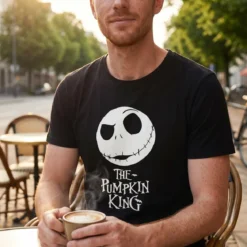 Nightmare Before Christmas - The Pumpkin King T-Shirt schwarz