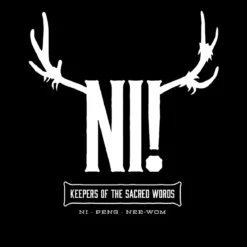 Ni! T-Shirt für Monty Python Fans schwarz