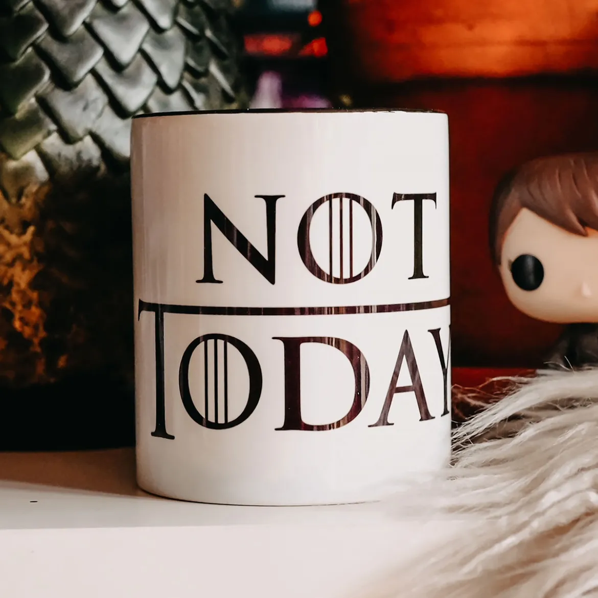 Not Today Tasse für Game of Thrones Fans