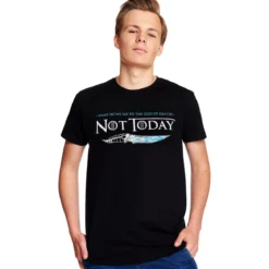 Not Today T-Shirt für Game of Thrones Fans schwarz