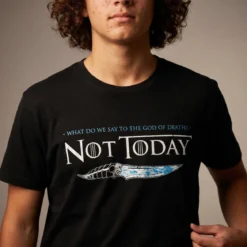 Not Today T-Shirt für Game of Thrones Fans schwarz