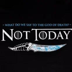 Not Today T-Shirt für Game of Thrones Fans schwarz