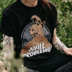 Null Problemo! T-Shirt für Alf Fans schwarz
