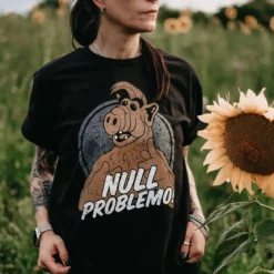 Null Problemo! T-Shirt für Alf Fans schwarz