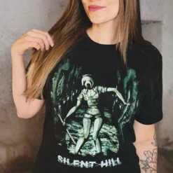 Nurse T-Shirt schwarz für Silent Hill Fans