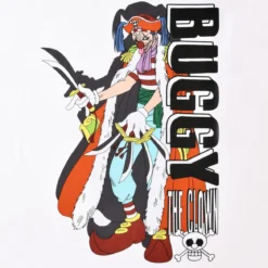 One Piece - Buggy Oversize T-Shirt weiß