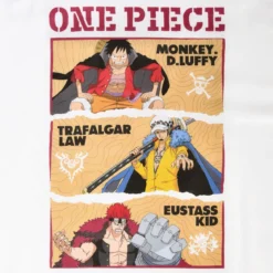 One Piece - Characters T-Shirt weiß