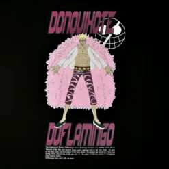 One Piece - Don Quixote Doflamingo Oversize T-Shirt schwarz