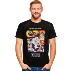 One Piece - Gear T-Shirt schwarz