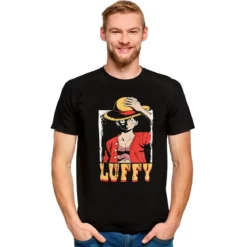 One Piece - Luffy T-Shirt schwarz