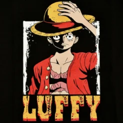 One Piece - Luffy T-Shirt schwarz