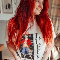 One Piece - Luffy T-Shirt weiß