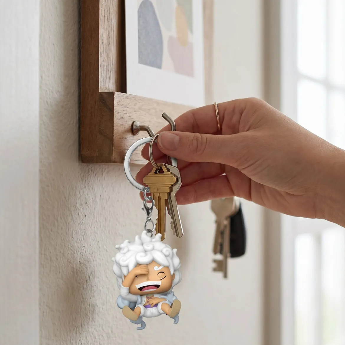 One Piece - Monkey D. Luffy Gear 5 Funko Pop Schlüsselanhänger