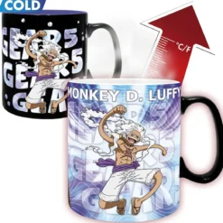 One Piece - Monkey D. Luffy Gear 5 Thermoeffekt Tasse