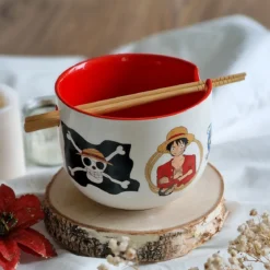 One Piece - Monkey D. Luffy Ramen Schale mit Ess-Stäbchen