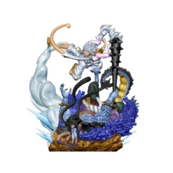 One Piece Petitrama PVC Mini-Statue Logbox Re Birth Gear
