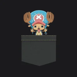 One Piece - Pocket Chopper T-Shirt schwarz