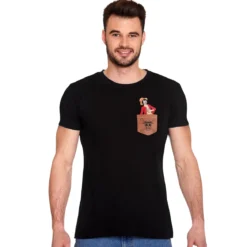 One Piece - Pocket Ruffy T-Shirt schwarz