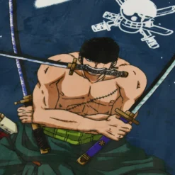 One Piece - Roronoa Zoro Flauschdecke