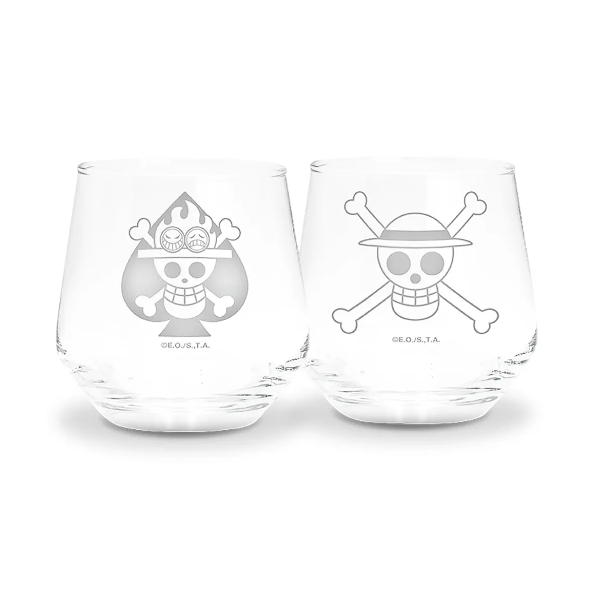 One Piece - Ruffy & Ace Gläserset