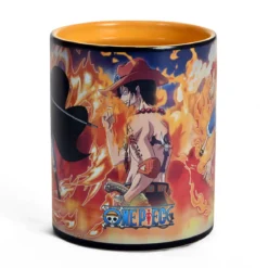 One Piece - Sabo und Ruffy Thermoeffekt Tasse