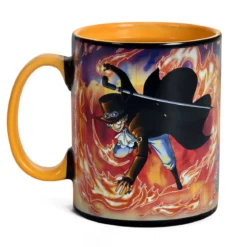 One Piece - Sabo und Ruffy Thermoeffekt Tasse