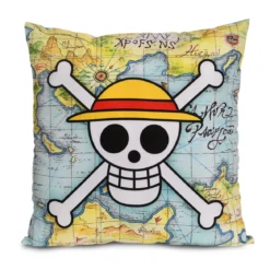 One Piece - Skull und Piratenbande Kissen